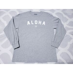 IN4MA+ION - Gray Aloha Long Sleeve